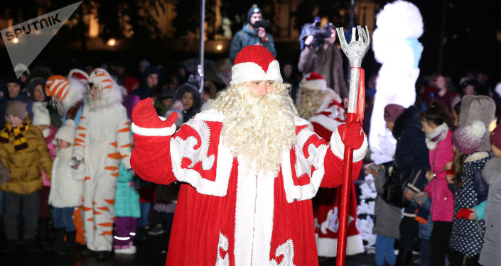 Inaugurarea Pomului de Crăciun în PMAN